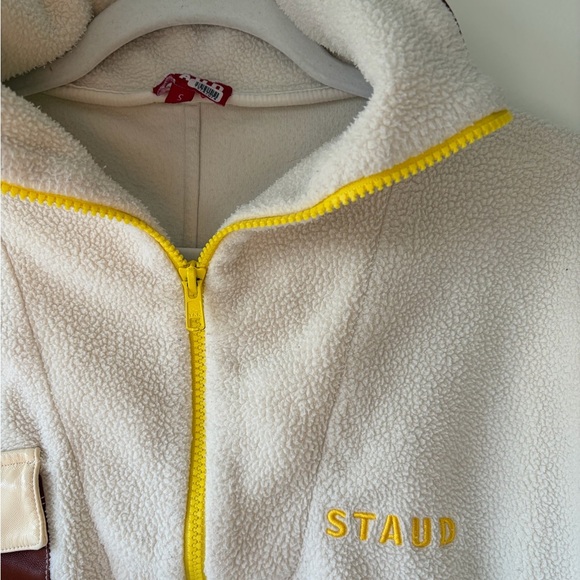 STAUD Timber Half-Zip Fleece Sweatshirt Size Small - Picture 3 of 8